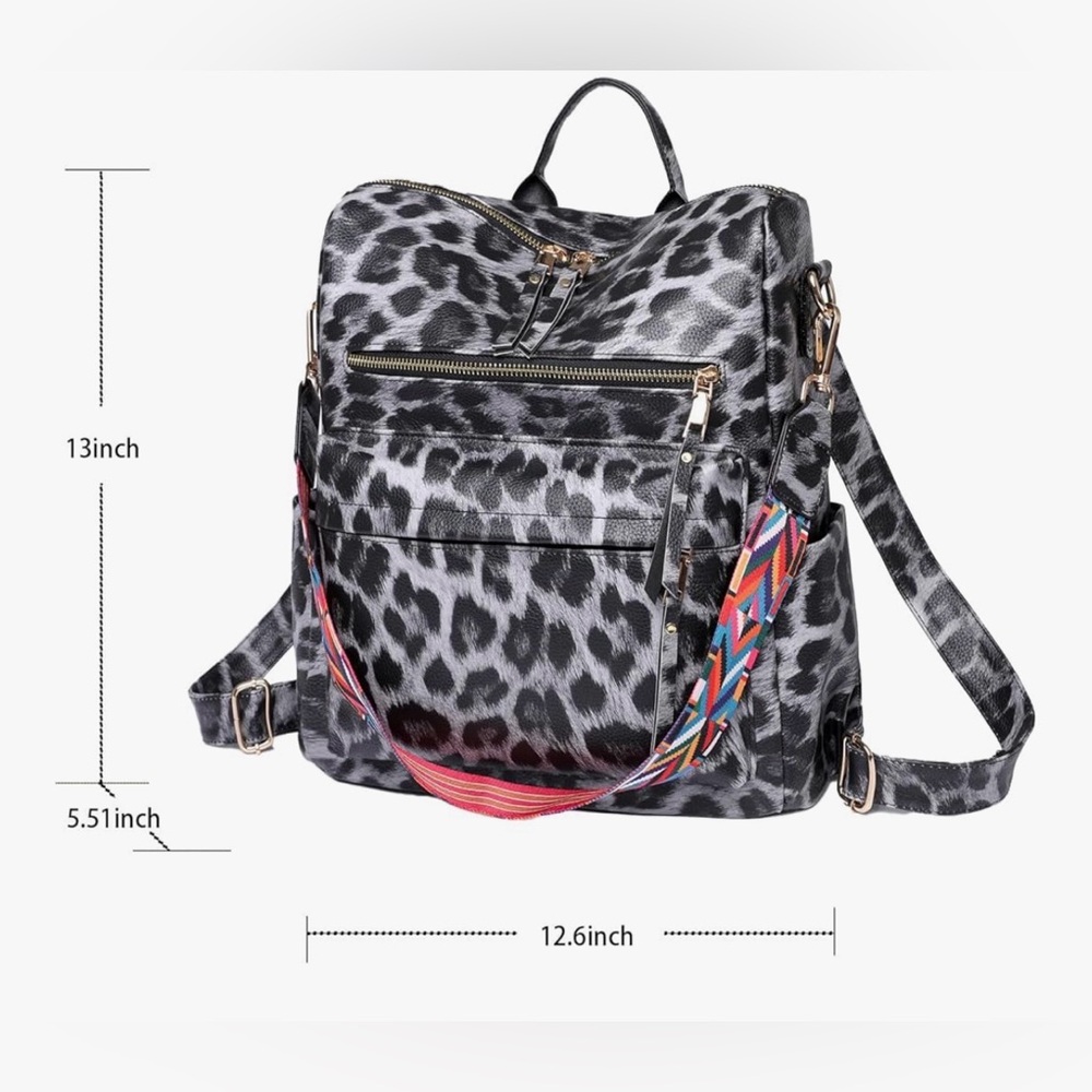 Leopard Print‎ Backpack - Picture 3 of 3